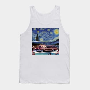 Night Call - Surreal/Collage Art Tank Top